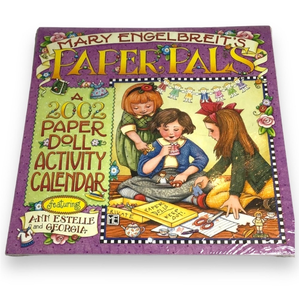 Mary Englebreit’s Vintage PAPER PALS - A 2002 Paper Doll Activity Calendar